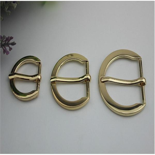 Factory direct 20 mm / 25 mm / 32 mm gold zinc alloy bag strap buckle leather bag metal roll pin belt buckle