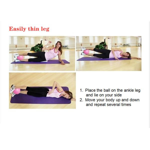 Customized Anti Burst Yoga Stability Ball , 25cm Gym Ball Mini Size For Gym