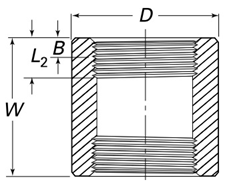 АСТМ A403 Нержавеющая сталь высокоточные кованые THD натяжные сцепления