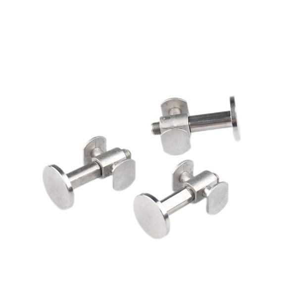 Silver Plated MIM CNC Stainless Steel Parts Fasteners Precision Machining Components