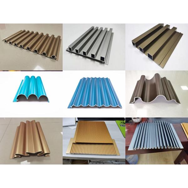 Рифленая декоративная алюминиевая панель стены 3D для внешней предпосылки