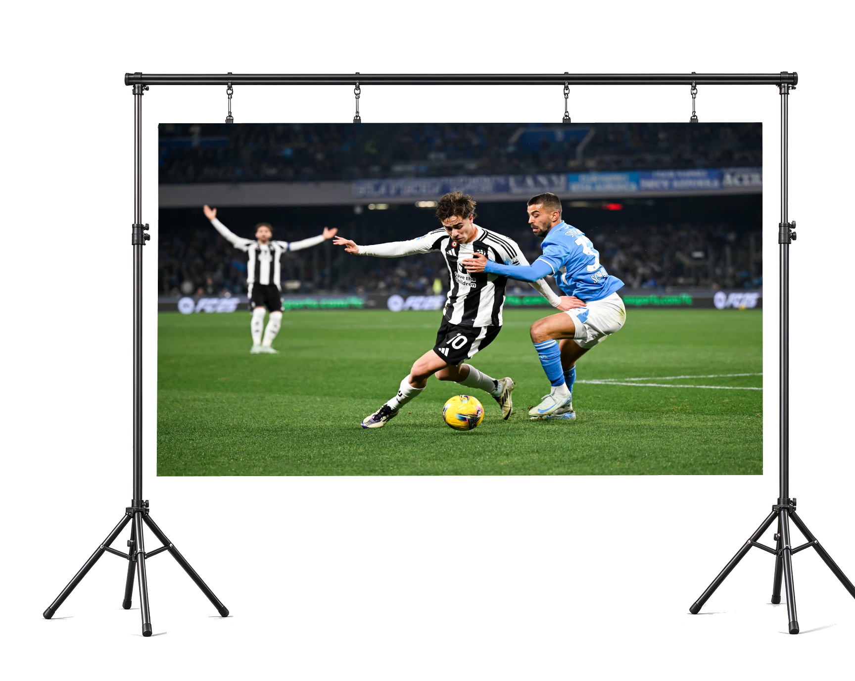 Double Sided Rolling LED Poster Screen P1.25 P2.5mm 3840Hz Dual Display Advertising