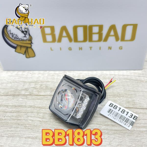 1 LED Motorcycle LED Multi Color Mini Light Lucency Motorbike Spotlight