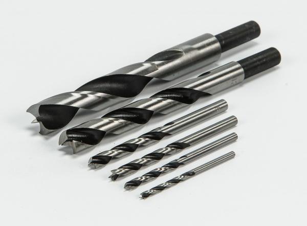 Brad Point Wood Drill Bits High Carbon Steel 6-40mm