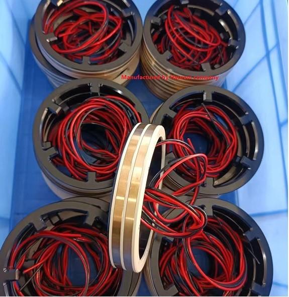 50A Customized Separate Slip Ring 500rpm By Electricity Test Equipment