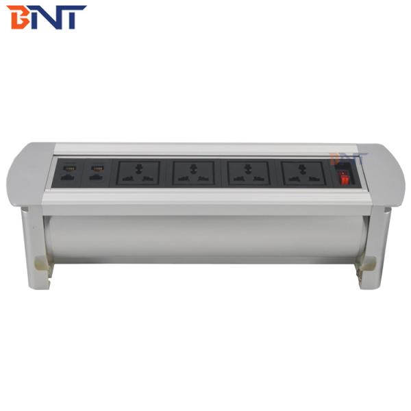 four network  interface used in office room  manual flip up socket  MK1144