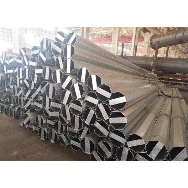 Philippines NEA Standard Galvanized Steel Pole With 500kg Design Load