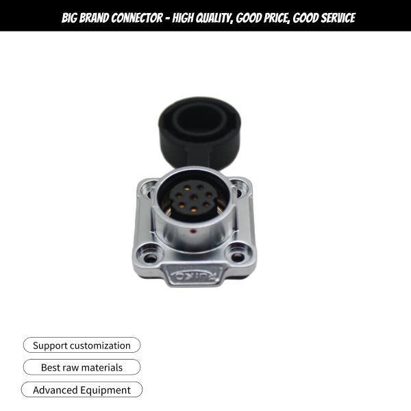 Industrial IP68 Power Connector 2 3 4 5 7 8 9 Pin Male Female LED Waterproof Wire Connector