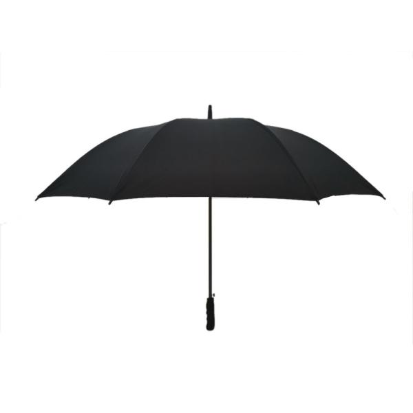 30 Inch Black&Yellow Double Canopy Golf Umbrella With Custom Logo Printing