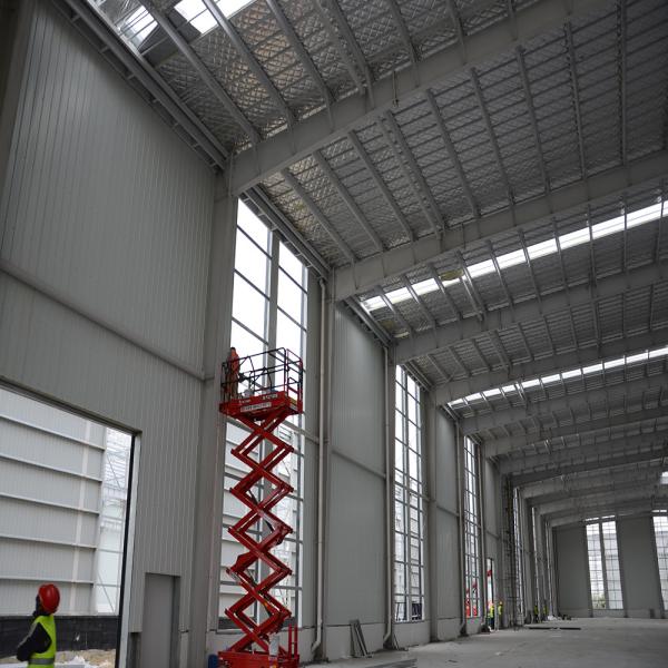 Prefabricated Lightweight Steel Frame Buildings For Warehouse Rent Logistics Distribution