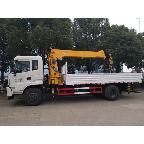 4X2 Truck Mounted Boom Crane , Trailer Mounted Crane 4700mm Wheelbase