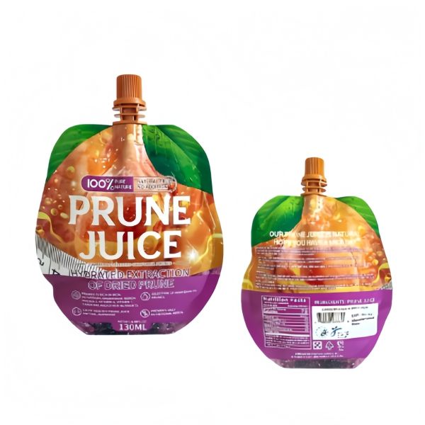 100ml Custom Juice Pouches Leakproof Portable Spout Pouch For Juice