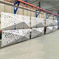 Plaque d'aluminium de haute qualité à motifs perforés pour la décoration d'un écran
