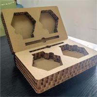 Eco-Friendly Honeycomb Paper Insert Packaging Box With Die Cut Compartments For Bottles And Fragile Items
