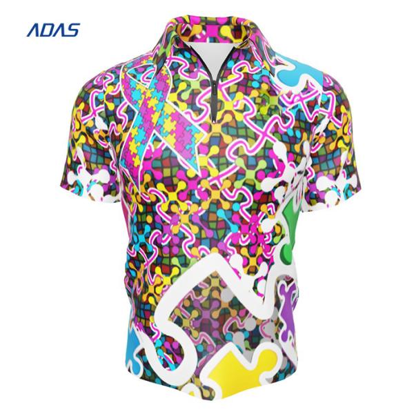 Embroidered Bespoke Darts Shirts League Jerseys With Allover Printed