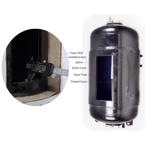 Factory Price 120L Jacketed Solar Water Tank Glass Lined Enamel Hot Storage Water Tank
