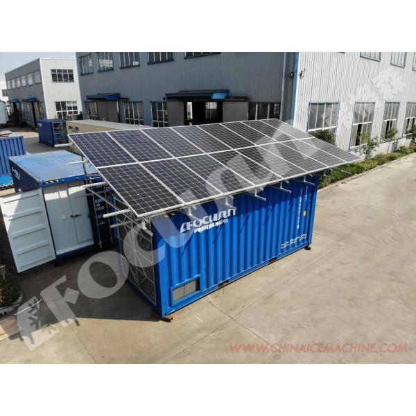 20kw Energía solar en contenedores Baja temperatura Sala de frío Ideal para 380v / 3p / 50hz Voltagem