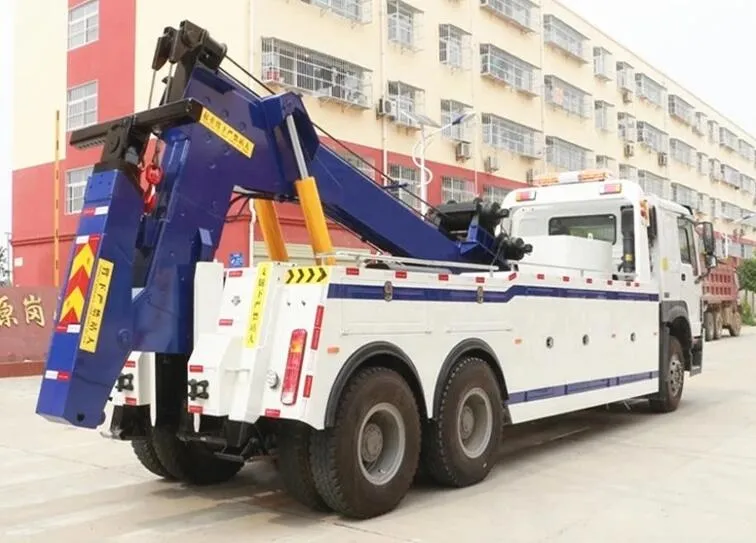 Road Rescue Heavy Duty Tow Wrecker Truck HOWO 40-50 Ton Tow Truck Wrecker