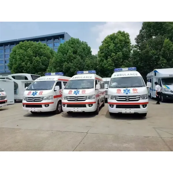 China Diesel Manual/Mt Emergency Rescuetransfer Ambulance