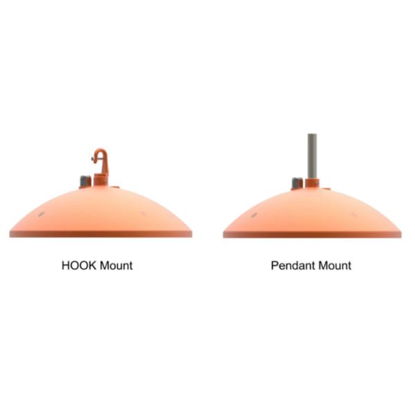 150LM/W 100W LED High Bay Down Light Hook Mount Type With 90°Beam Angle Lens