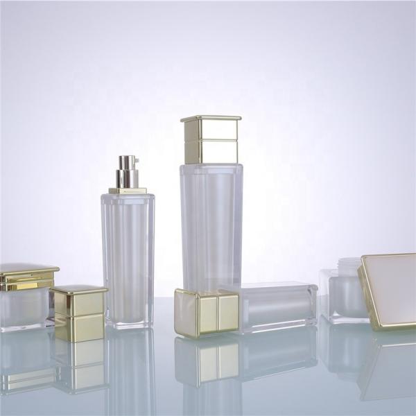 UV Coating 15g 30g 50g Plastic Cosmetic Jars With Lids Recyclable
