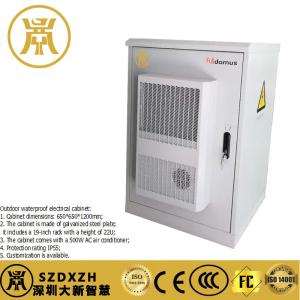 22U IP55 防水電気キャビネット 500W エアコン 屋外用途に最適