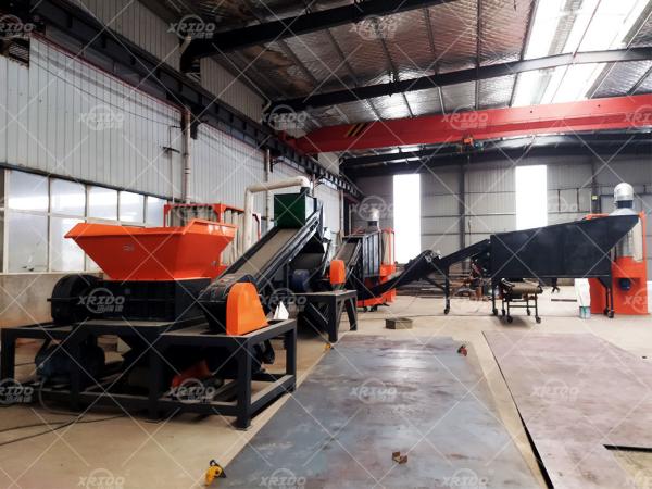 500 à 2000 kg/h Machine de recyclage des déchets métalliques