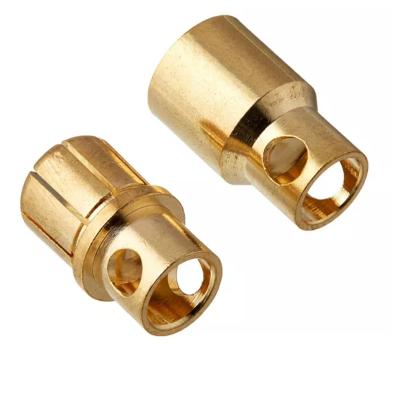 Conectores da tomada de banana da bateria de 8MM Lipo que soldam para os motores do ESC de RC