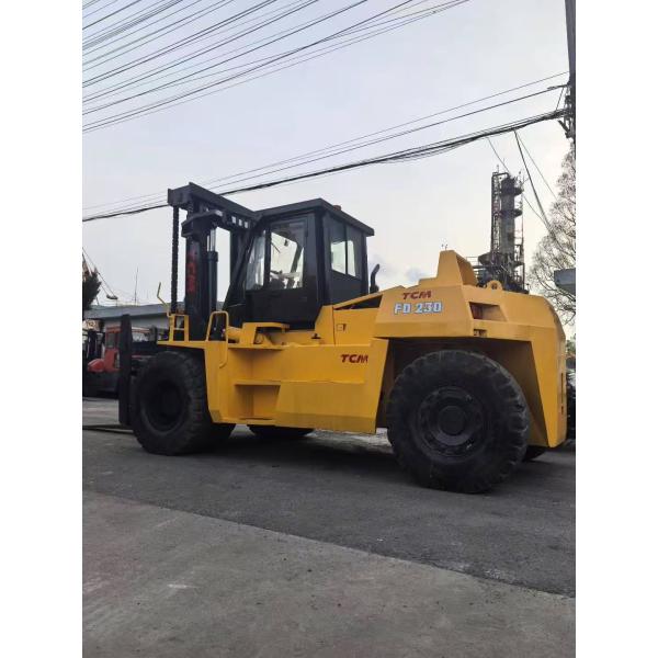 TCM 23 Ton Container Forklift Diesel Engine 300L Fuel Tank Used Forklift Truck Heavy Duty Port Handling Equipment