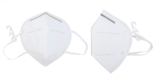 Disposable White Color KN95 Face Mask Non Woven With Earloop For Anti Virus