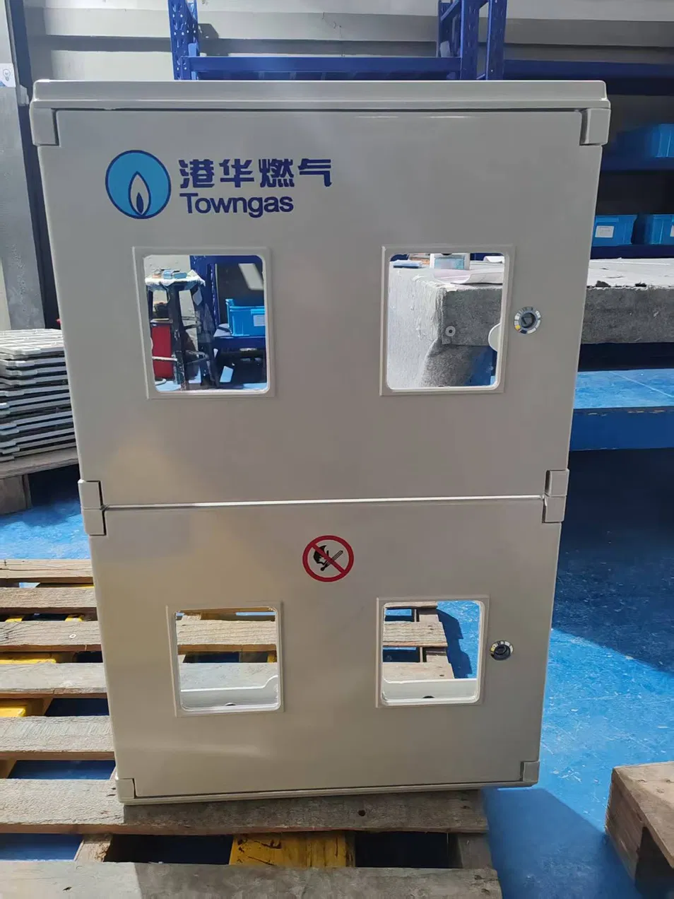 Durable 4-Unit SMC Gas Meter Box with Corrosion-Proof