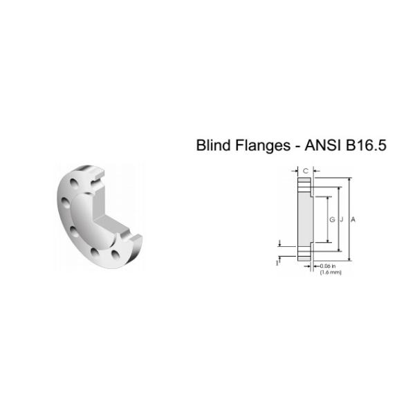 Customized Blind Flanges RF Forged Stainless Steel300#-3000# 1/2''-60'' ASME S/A182 F304