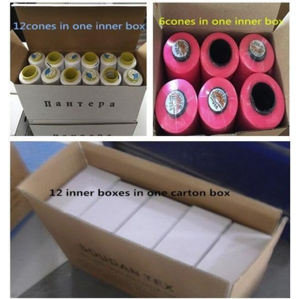 China Brand 40/2 Polyester Sewing Thread Wholesale Multi 1200 Colors