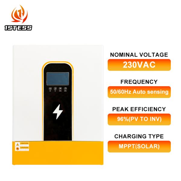 11kW High Voltage MPPT Inverter Single Phase 48V Battery Pure Sine Wave Twin AC Output