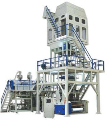 Three Layer Heat Shrinkable Film Blowing Co Extruder Machine Labor Cost Saved