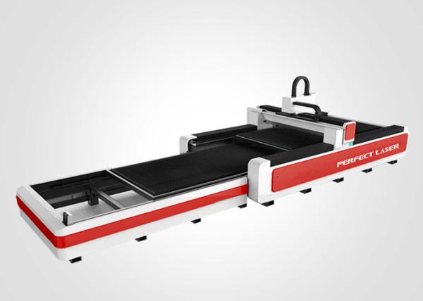 Steel Plate Fiber Laser Cutting Equipment Water Cooled Automatic Exchange Platform