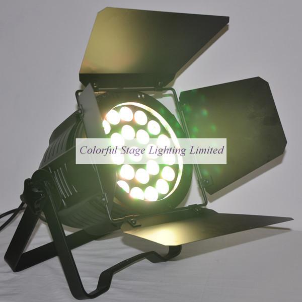 24x15W RGBAW 5 in 1 LED Par 64 with rotating barn doors