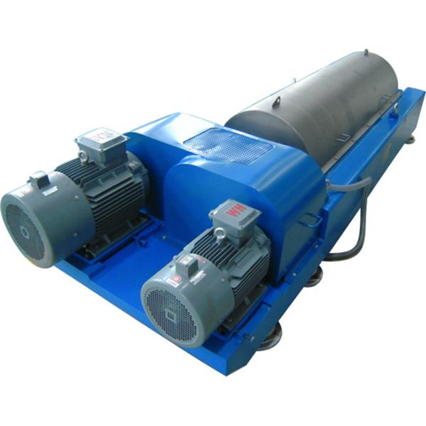 Continuous Horizontal Decanter Centrifuge Scroll Discharge Waste Water Treatment