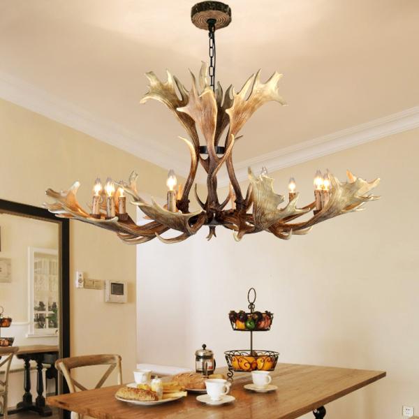 Deer antler hanging pendant light Fixtures indoor home Lighting (WH-AC-14)