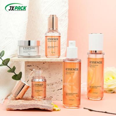 Bouteille cosmétique PET légère de 60 ml 150 ml 250 ml avec sérigraphie