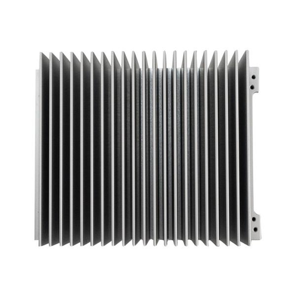 Custom Length Extrusion Heat Sink Aluminum Material With Powder Coating