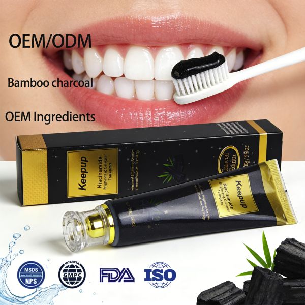 bamboo Toothpaste featuring whitening agents cavity protection and breath freshening properties for effective daily dental care
