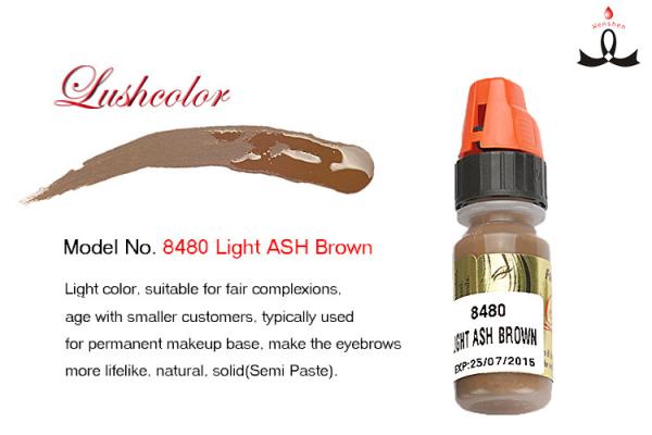Colorants cosmétiques permanents solides légers d'ASH Brown Tattoo Ink Natural