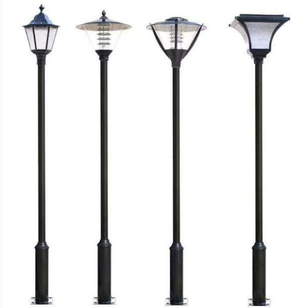 3M 3.5M 4M 5M Outdoor Commercial Courtyard Light Aluminum Shape led light for garden and park