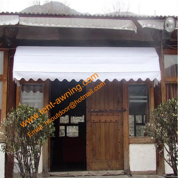 Elegance  Retractable Decorative Sunshade Manual French Door Awning