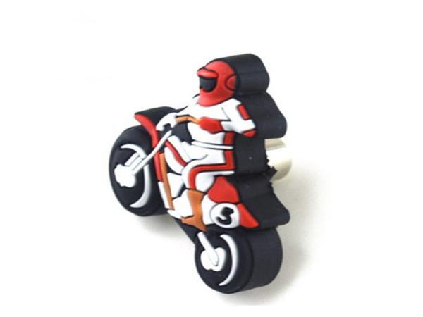 Sports Motorcycle Boys Dresser Knobs Bedrooms Furniture Decorative PVC Cabinet Knobs