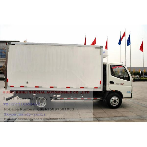 Camión frigorífico Foton de 1,1 toneladas con caja Thermo King, 6 neumáticos