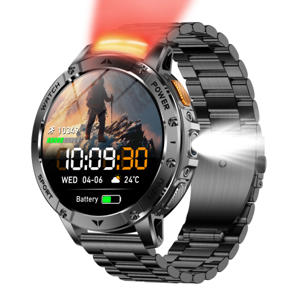 Support OEM & ODM | 1400mAh Battery IP68 Waterproof Smartwatch with 1.7 inch HD Screen and Fitness Tracking