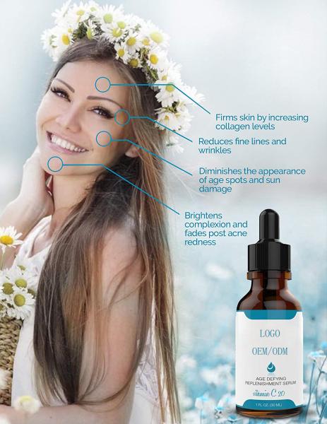 Organic Vitamin C Serum For Face And Eyes With Hyaluronic Acid & Aloe Anti Wrinkle