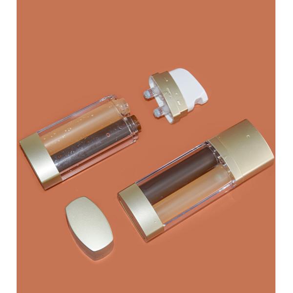 Innovative Double Tube Airless Bottle 15ml*2